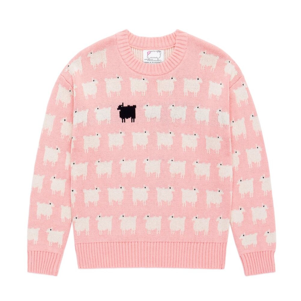 Women's Fitted "Diana Edition" Cotton Sheep Sweater (sz S)